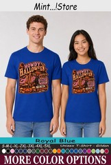 Howdy Halloween Shirt, Western Haunted Motel Pumpkin Tee