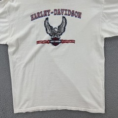 Vintage Harley-Davidson Motorcycles Mens XL White T Shirt Chandler Arizona Y2K