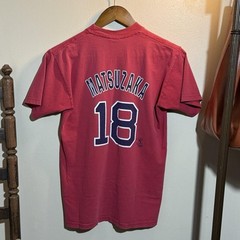 Vintage 1990s Red Sox Tshirt With Matsuzaka Name On Back