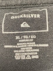Quiksilver Mens Size XL T-Shirt Black Regular Fit 100% Cotton 48” Chest