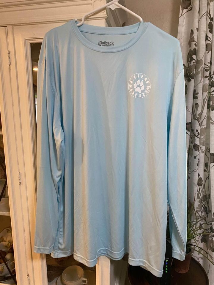 Pale Blue Great Wolf Lodge Shirt, XXL