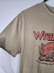 Wrangler T-Shirt Mens Size Xmall Brown Western Cowboy Horse Sunset Summer Tee