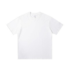 Pure cotton short-sleeved round-neck loose solid-color T-shirt, 3 pack / 5 pack