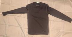 Champion Double Dry Shirt Men L Black Long Sleeve Stretch Relax Training Wicking