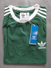 MEN’S ADIDAS ORIGINALS SHORT SLEEVE CREW NECK THREE STRIPE T-SHIRT