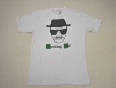 Breaking Bad Mens Walter White Heisenberg White Tee Shirt New S, M, L