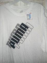 NWT PUMA POWER LOGO TEE XL T Shirt – GORGEOUS