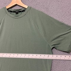 Public Rec Shirt Men Small Green Short Sleeve Polyester Stretch Activewear