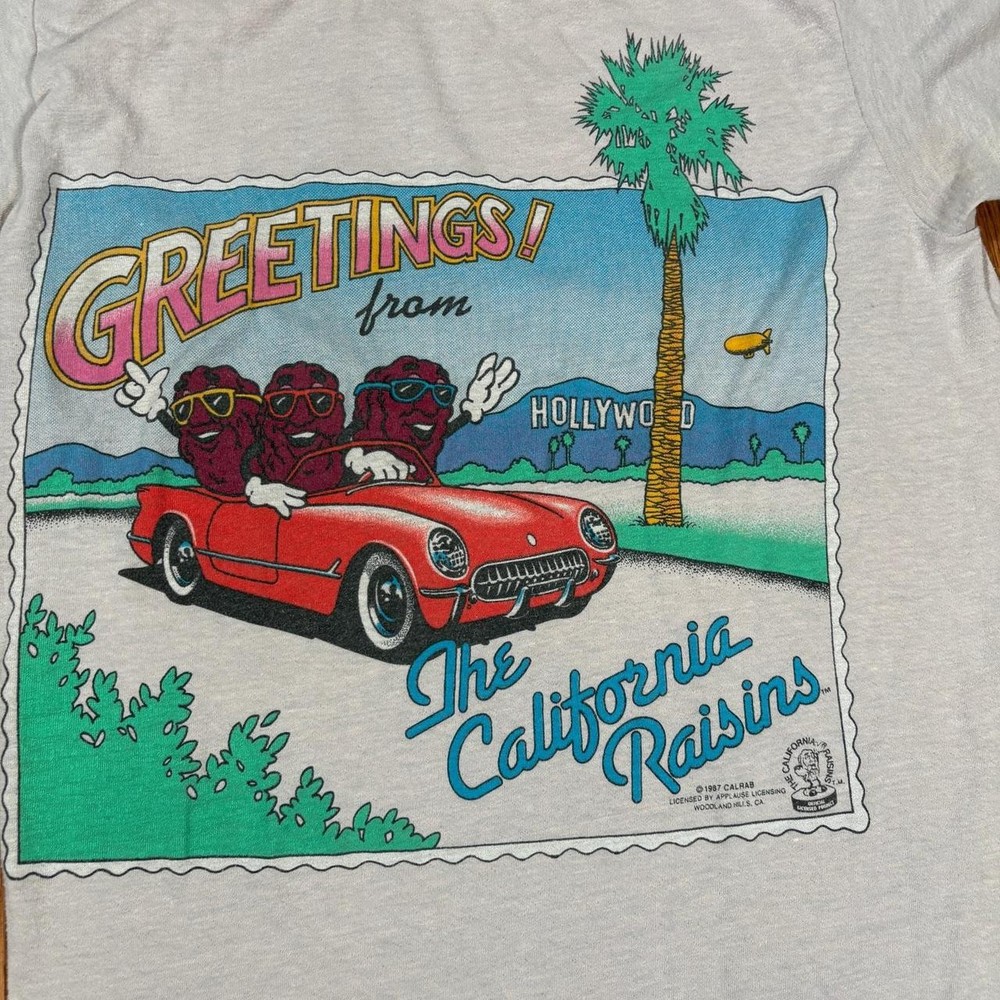 Rare California Raisins 90s Unisex Men Women Retro T shirt Unisex NH25267