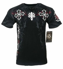 XTREME COUTURE by AFFLICTION Men’s T-Shirt GLORIOUS Tattoo Biker S-5X