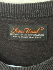 Iron Heart Heavy Weight Knit Wear Black T-Shirt – Made in Japan Size Large