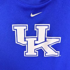 Nike Kentucky Wildcats T-Shirt Mens Medium Dri-Fit Performance Blue