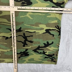 Rothco T Shirt Mens Small Green Vintage Woodland Camo Military Tactical New