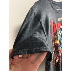 Marvel Avengers Thanos Dark Heather Grey Mens XL Tshirt