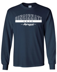 Cincinnati Ohio State T-Shirt Long Sleeve Graphic Tees Unisex Apparel Design