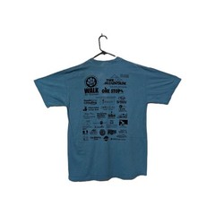 The Mountain Men’s T-shirt Blue Walk For Animals Cats & Dogs Large #4047