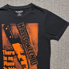 Halloween II Horror Movie T Shirt Medium M Black No Place To Hide Michael Myers