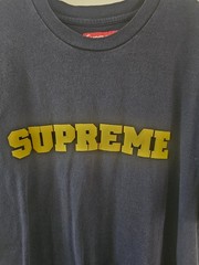 Supreme Collegiate Navy Tee X-Large FW23