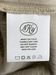 Knickerbocker Mens T-Shirt Dune Brown Size M Rib Pocket Short Sleeve Jersey