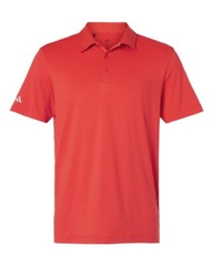 ADIDAS GOLF Men’s Size S-3XL Textured Stripe Polo Collared Sports Shirt