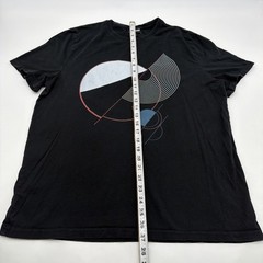 Express T-shirt Men L Black Graphic Print .#47216