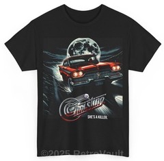 Christine T Shirt – 80’s Stephen King Horror Classic – Plymouth Fury Car Art