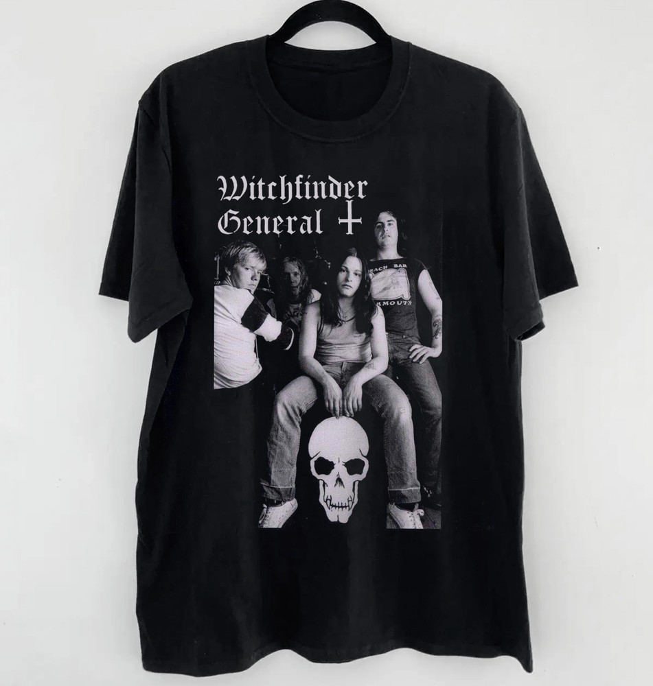 Witchfinder General Band Members Live Shirt Classic Black Unisex S-5XL ND1965