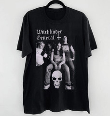 Witchfinder General Band Members Live Shirt Classic Black Unisex S-5XL ND1965