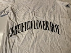 NIKE x Drake Certified Lover Boy CLB Cherub Angel Center Swoosh T-Shirt Small