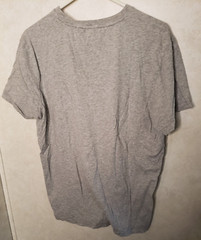 Aeropostale Mens Short Sleeve Large Gray and Red Cotton T-Shirt