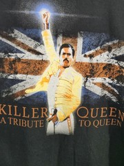 Queen Killer Queen Freddie Mercury Band T-Shirt Black Gildan 2XL Graphic Tee