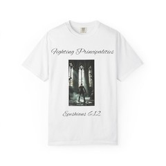Fighting Principalities Christian Graphic T-Shirt, Great for family and friends