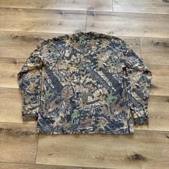 Mossy Oak Shirt Mens L Forest Floor Camo Liberty Bottomland Y2k Vintage