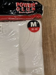 Men’s Size M (38-40) Power Club 3 Pack A-Shirt – A0026