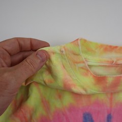 Vtg 90s Tie Dye T Shirt Mens L Rainbow Spiral Hippie Festival Single Stitch Tee