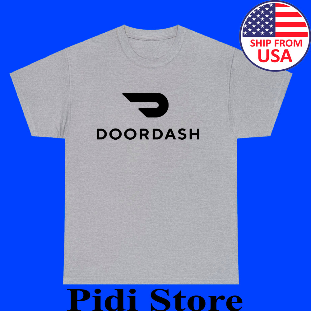 Doordash Food Delivery Driver Men’s Grey Size S to 3XL