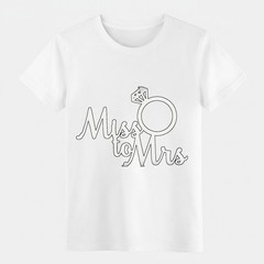 Bride to Be Miss to Mrs Tee,Engagement Ring Graphic Shirt,Bachelorette PartyGift
