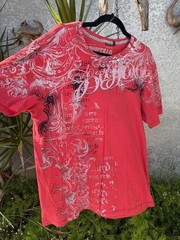 Vintage Y2K Buffalo by David Bitton Shirt Cybersigel Punk Size L