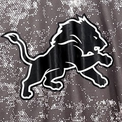 Detroit Lions Brown Gray Speckled Graphic T Shirt XL Tee NFL Football Soft
