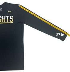 Men’s Nike Black UCF Knights Sideline Dri‑Fit Legend LS Tee – Style M‑22419 – XL