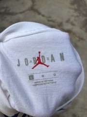 Air Jordan x PSG Paris Saint-Germain White T-Shirt Size L Large Jumpman Logo