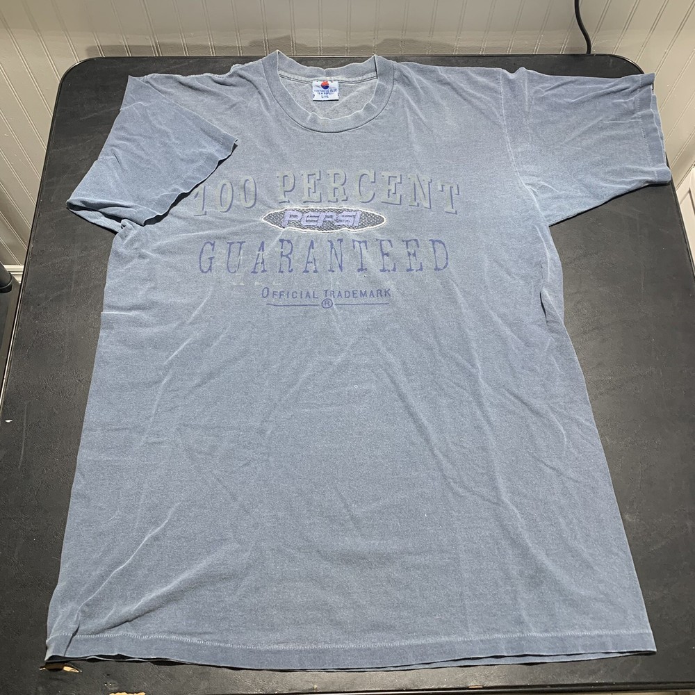 Vintage Pepsi Cola Soda Promo Shirt 100 Perfect Guaranteed Single Stitch L XL