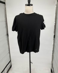 True Religion Black & Metallic Silver Graphic Crewneck T-Shirt Size L