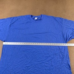 Port & Company Core Cotton Men’s 4XL Blue Heather Short Sleeve Crew Neck Tee New