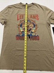 Lee Jeans World Tour T-Shirt Classic Fit Size Medium 100% Cotton by Lee