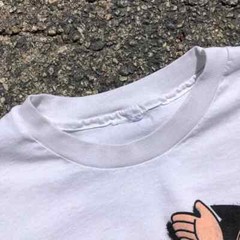 Vtg Astro Boy The Might Atom Cartoon Single Stitch Rainbow Graphic White Tee