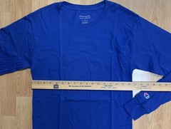Champion Authentic Athleticwear Long Sleeves Tshirt Small Blue New