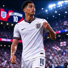 Jude Bellingham 10 England New Soccer Jersey 2026 WC Style Fan Version All Sizes