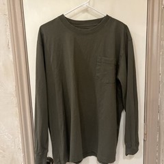 Dickies Long Sleeve T-Shirt – Large Cotton Lot Of 4, Green, Blue, White, Olive