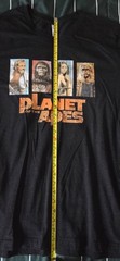 Planet of the Apes Original 1968 Movie Logo Charlton Heston T-shirt (Black) – XL